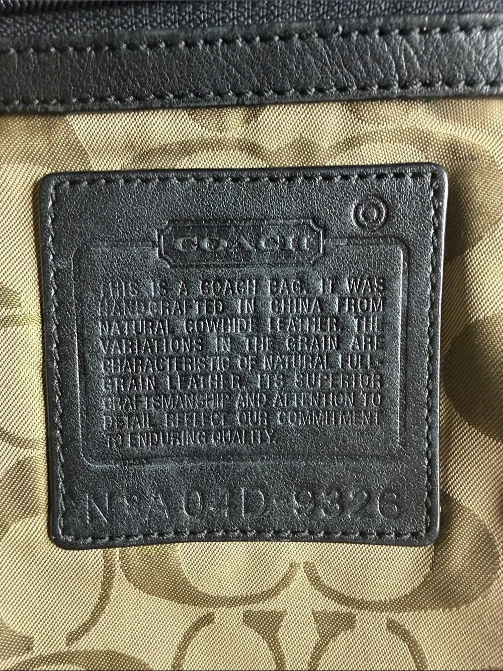 Coach description classic